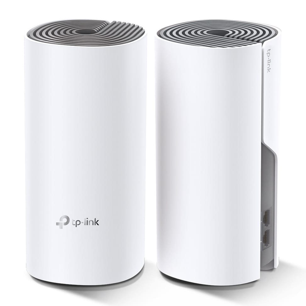 TP-Link Deco E4 (2-pack) Bi-bande (2,4 GHz / 5 GHz) Wi-Fi 5 (802.11ac) Blanc, Gris Interne (DECO E4(2-PACK)) — image 2