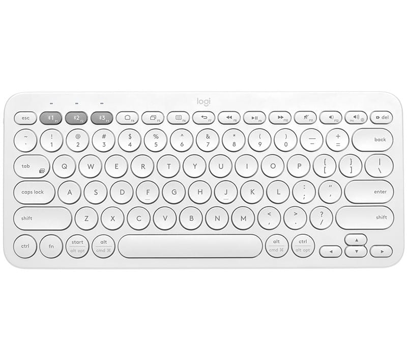 Logitech K380 Multi-Device clavier Bluetooth QWERTZ Allemand Blanc (920-009584) — image 1