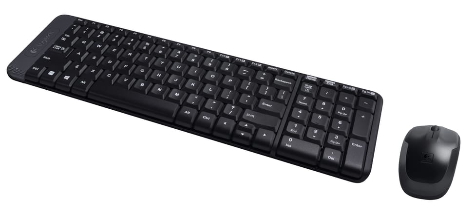 Logitech Wireless Combo MK220 clavier Souris incluse RF sans fil QWERTY US International Noir (920-003161) — image 2