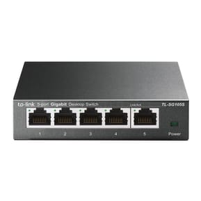 TP-Link TL-SG105S Non-géré Gigabit Ethernet (10/100/1000) Noir (TL-SG105S V2)