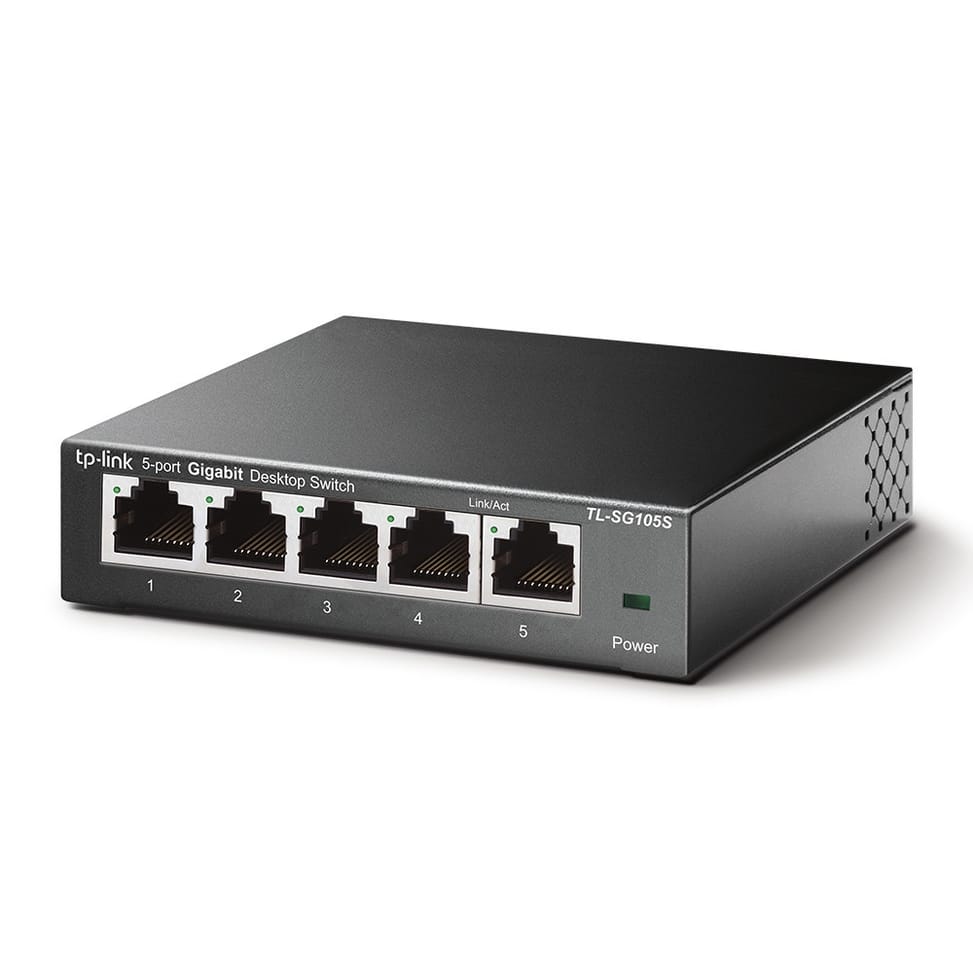 TP-Link TL-SG105S Non-géré Gigabit Ethernet (10/100/1000) Noir (TL-SG105S V2) — image 2