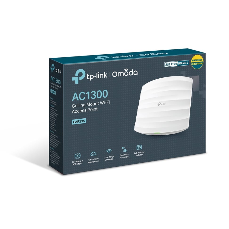 TP-Link EAP235 point d'accès réseaux locaux sans fil 1267 Mbit/s Blanc Connexion Ethernet, supportant l'alimentation via ce — image 5