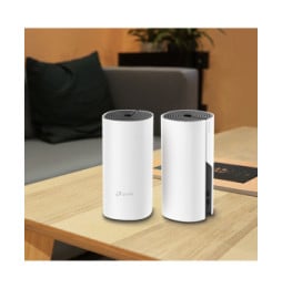 TP-Link Deco M4(2-pack) Bi-bande (2,4 GHz / 5 GHz) Wi-Fi 5 (802.11ac) Blanc Interne (DECO M4(2-PACK))