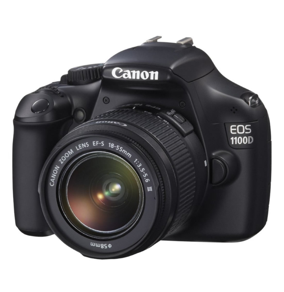 Reflex Canon EOS 1100D Black + 18-55 DC III
