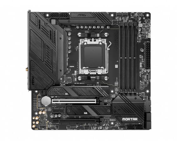 MSI MAG B650M Mortar WIFI AMD B650 Emplacement AM5 micro ATX (7D76-001R)
