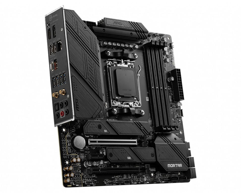 MSI MAG B650M Mortar WIFI AMD B650 Emplacement AM5 micro ATX (7D76-001R) — image 3