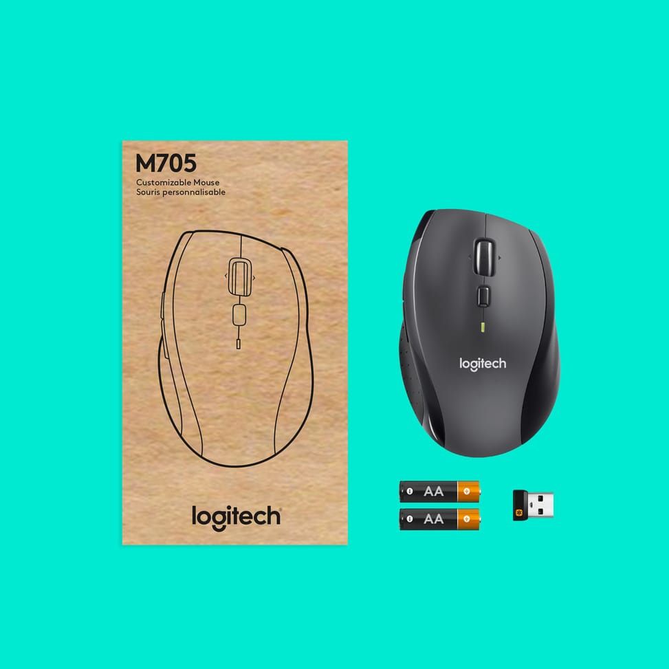 Logitech Customizable Mouse M705 souris Droitier RF sans fil Optique 1000 DPI (910-006034) — image 9