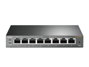 جهاز Switch مُدار L2 TP-Link TL-SG108PE Gigabit Ethernet (10/100/1000) PoE أسود