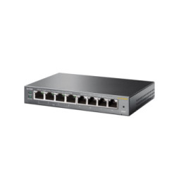 TP-Link TL-SG108PE Géré L2 Gigabit Ethernet (10/100/1000) Connexion Ethernet, supportant l'alimentation via ce port (PoE) Noir