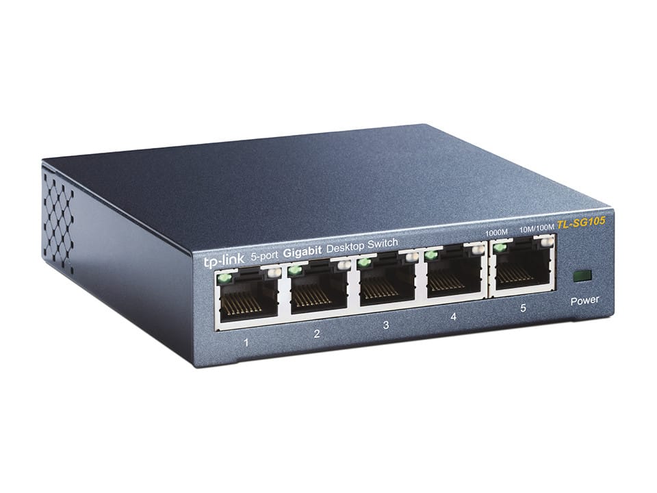 TP-Link TL-SG105 Non-géré Gigabit Ethernet (10/100/1000) Noir (TL-SG105 V4) — image 2