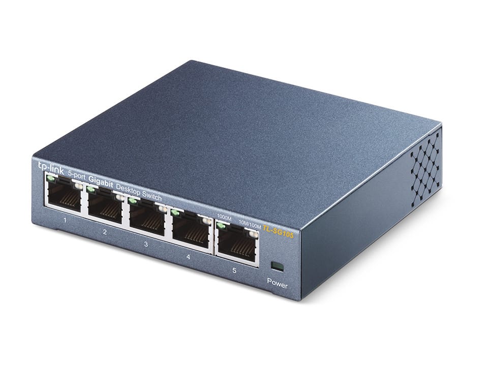 TP-Link TL-SG105 Non-géré Gigabit Ethernet (10/100/1000) Noir (TL-SG105 V4) — image 3