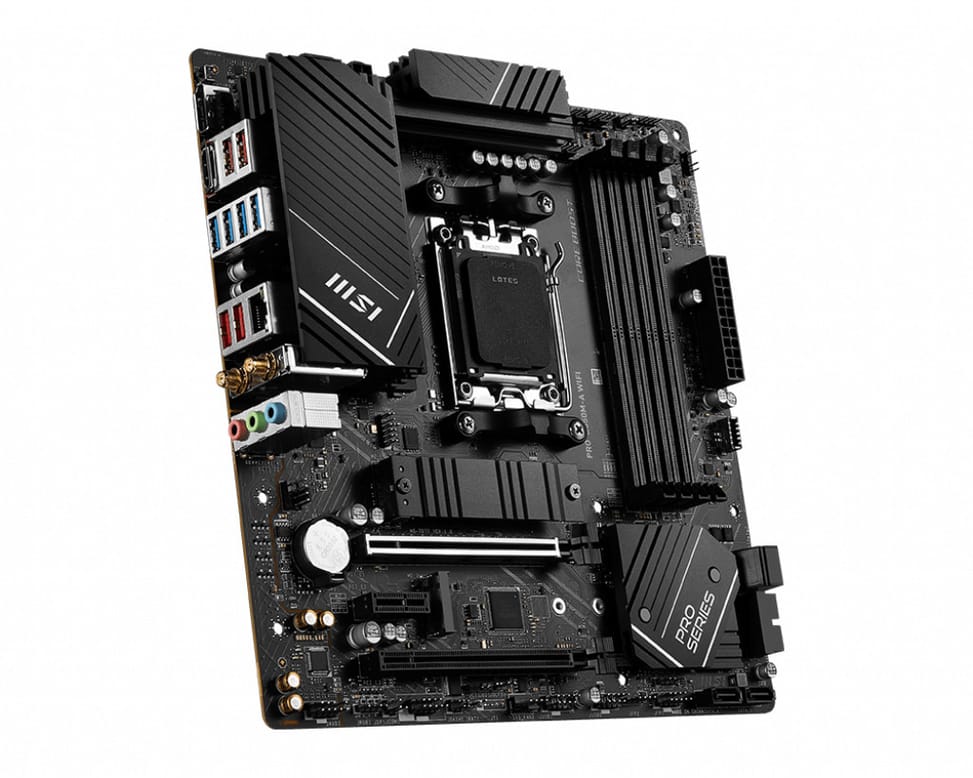 MSI PRO B650M-A WIFI AMD B650 Emplacement AM5 micro ATX (7D77-001R) — image 3