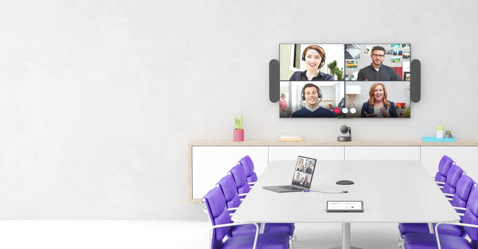 جهاز إرسال واستقبال AV Logitech Swytch أسود, بنفسجي (952-000010) — صورة 5