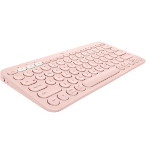 Logitech K380 Multi-Device clavier Bluetooth QWERTZ Allemand Rose (920-009583)
