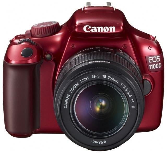 Reflex Canon EOS 1100D Red + 18-55 DC III — image 2