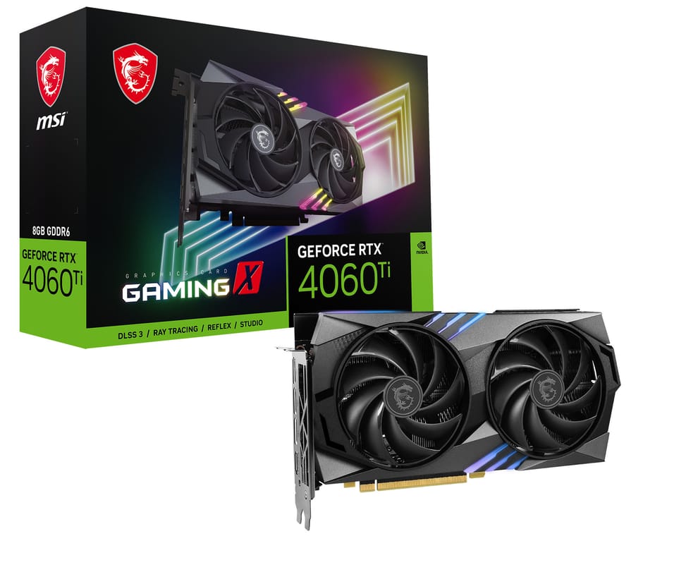 MSI GeForce RTX 4060 Ti GAMING X 8G NVIDIA 8 Go GDDR6 (GEFORCE RTX 4060 TI GAMING X 8G) — image 2