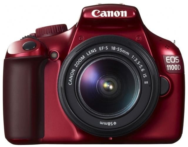 Reflex Canon EOS 1100D Red + 18-55 DC III — image 3