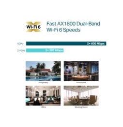 Point d'accès WiFi 6 TP-Link EAP613 AX1800 plafonnier (EAP613)