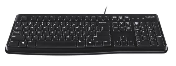 Logitech Keyboard K120 for Business clavier USB QWERTY US International Noir (920-002479)