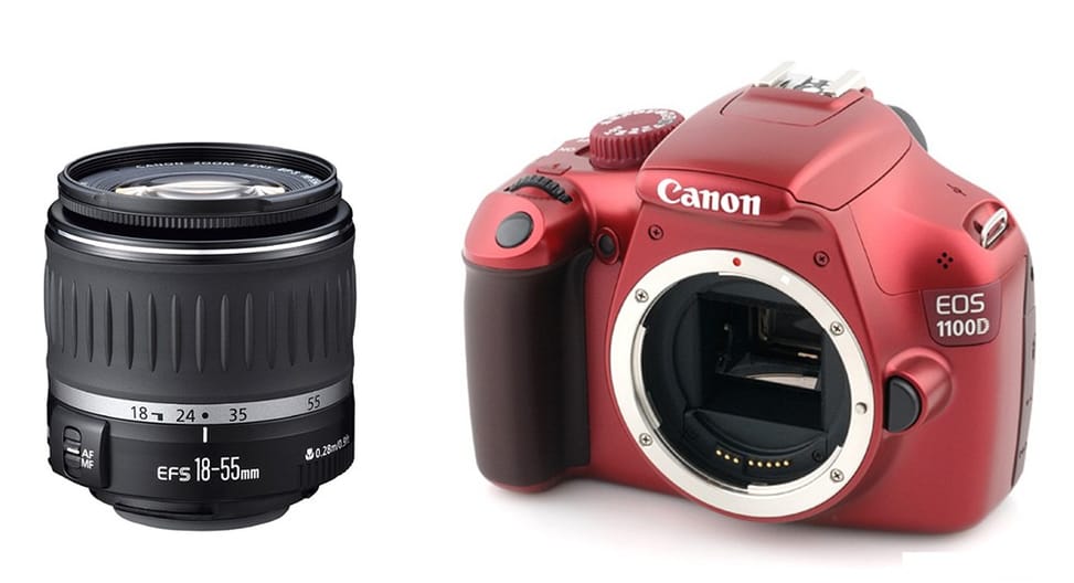 Reflex Canon EOS 1100D Red + 18-55 DC III — image 11