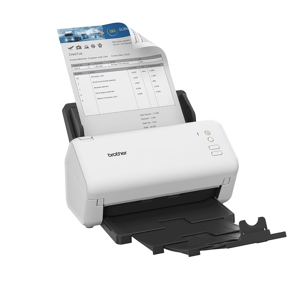 Brother ADS-4100 Scanner ADF 600 x 600 DPI A4 Noir, Blanc (ADS4100RE1) — image 2