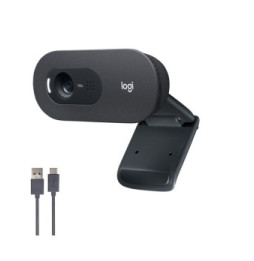 Logitech C505 HD Webcam 720p, 30 fps, 60°, USB A, 2 m, 72.91 x 66.64 x 31.91 mm, 75 g  (960-001364)