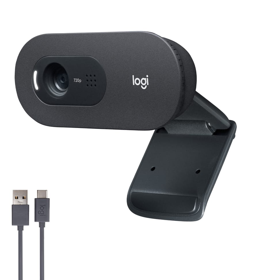 Logitech C505 HD Webcam 720p, 30 fps, 60°, USB A, 2 m, 72.91 x 66.64 x 31.91 mm, 75 g  (960-001364) — image 6