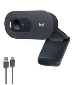 Logitech C505 HD Webcam 720p, 30 fps, 60°, USB A, 2 m, 72.91 x 66.64 x 31.91 mm, 75 g  (960-001364)