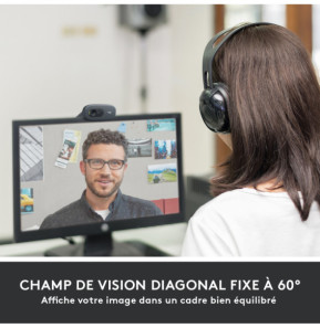 Logitech C505 HD Webcam 720p, 30 fps, 60°, USB A, 2 m, 72.91 x 66.64 x 31.91 mm, 75 g  (960-001364)