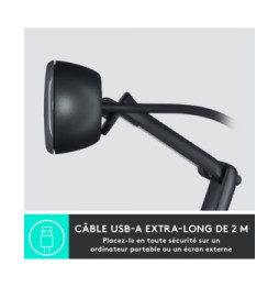 Logitech C505 HD Webcam 720p, 30 fps, 60°, USB A, 2 m, 72.91 x 66.64 x 31.91 mm, 75 g  (960-001364)
