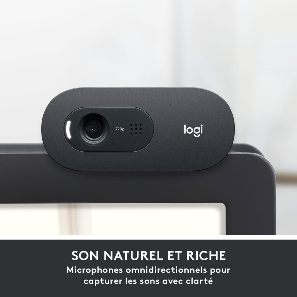 Logitech C505 HD Webcam 720p, 30 fps, 60°, USB A, 2 m, 72.91 x 66.64 x 31.91 mm, 75 g  (960-001364) — image 14