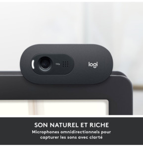 Logitech C505 HD Webcam 720p, 30 fps, 60°, USB A, 2 m, 72.91 x 66.64 x 31.91 mm, 75 g  (960-001364)