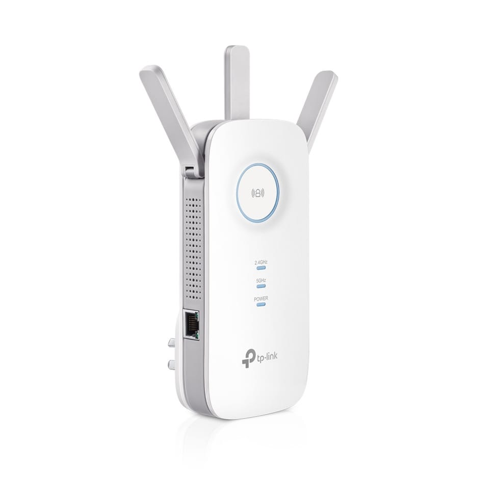 TP-Link RE450 Émetteur et récepteur réseau Blanc 10, 100, 1000 Mbit/s (RE450 (DE)) — image 2