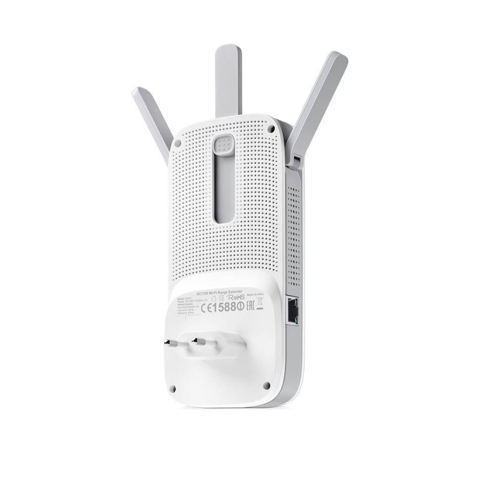 TP-Link RE450 Émetteur et récepteur réseau Blanc 10, 100, 1000 Mbit/s (RE450 (DE)) — image 3