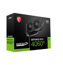 MSI GeForce RTX 4060 Ti VENTUS 2X BLACK 8G OC NVIDIA 8 Go GDDR6 (GEFORCE RTX 4060 TI VENTUS 2X BLACK 8G OC)