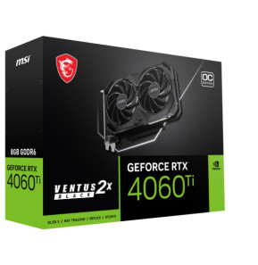 MSI GeForce RTX 4060 Ti VENTUS 2X BLACK 8G OC NVIDIA 8 Go GDDR6 (GEFORCE RTX 4060 TI VENTUS 2X BLACK 8G OC)