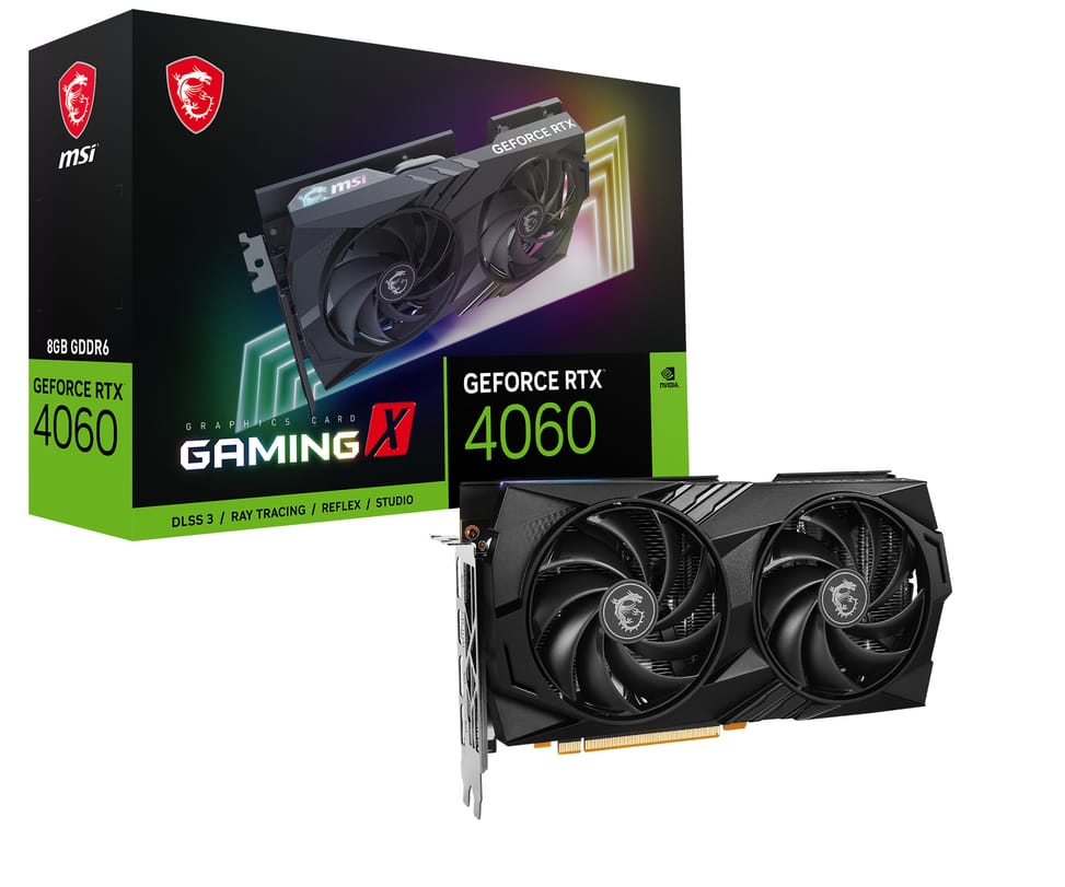 MSI GEFORCE RTX 4060 GAMING X 8G carte graphique NVIDIA 8 Go GDDR6 (GEFORCE RTX 4060 GAMING X 8G) — image 2