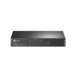 TP-Link TL-SG1008P Gigabit Ethernet (10/100/1000) Connexion Ethernet, supportant l'alimentation via ce port (PoE) Gris