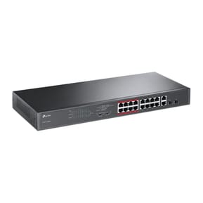 TP-Link TL-SL1218MP Non-géré Fast Ethernet (10/100) Connexion Ethernet, supportant l'alimentation via ce port (PoE) 1U — image 3