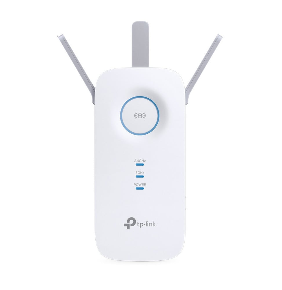 TP-Link RE450 Répéteur réseau Blanc 10, 100, 1000 Mbit/s IEEE802.11ac/n/g/b, Ethernet, 2.4 - 5 GHz  (RE450 V2)