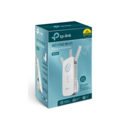 TP-Link RE450 Répéteur réseau Blanc 10, 100, 1000 Mbit/s IEEE802.11ac/n/g/b, Ethernet, 2.4 - 5 GHz  (RE450 V2)