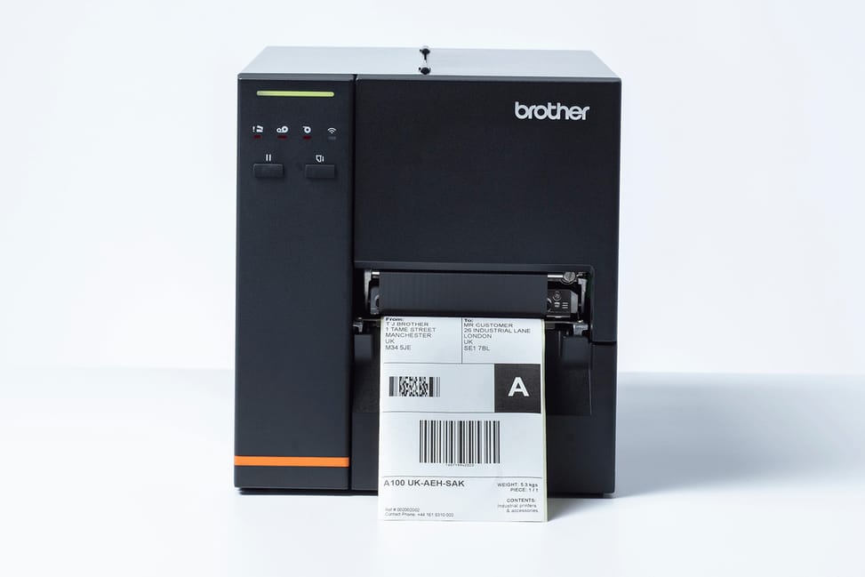 Brother TJ-4020TN imprimante pour étiquettes Thermique direct/Transfert thermique 203 x 203 DPI 254 mm/sec Avec fil — image 4