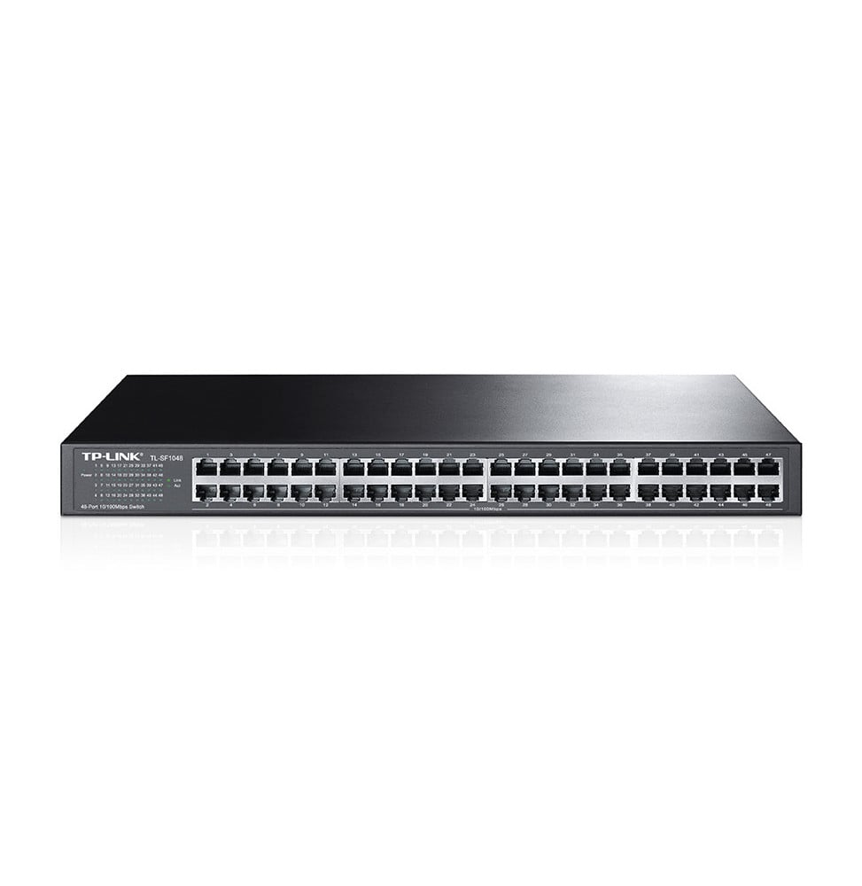 TP-Link TL-SF1048 Non-géré Fast Ethernet (10/100) 1U Gris (TL-SF1048 V7)