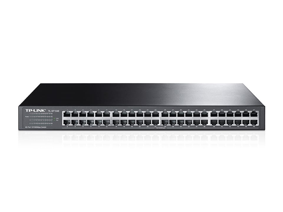 TP-Link TL-SF1048 Unmanaged Fast Ethernet Switch (10/100) 1U Grey (TL-SF1048 V7) — image 1