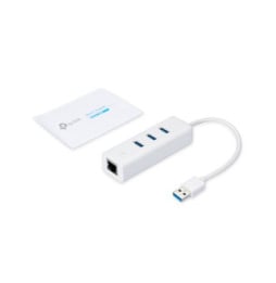 TP-Link UE330 station d'accueil Avec fil USB 3.2 Gen 1 (3.1 Gen 1) Type-A Blanc (UE330)