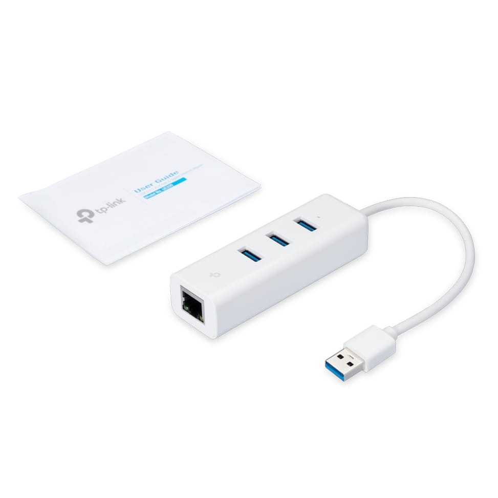 TP-Link UE330 Wired Docking Station USB 3.2 Gen 1 (3.1 Gen 1) Type-A White (UE330) — image 3