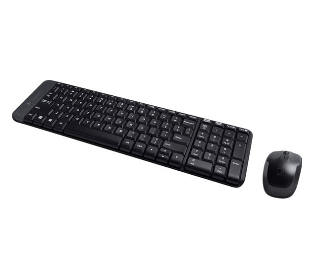 Logitech Wireless Combo MK220 clavier Souris incluse RF sans fil QWERTY Anglais Noir (920-003168) — image 2