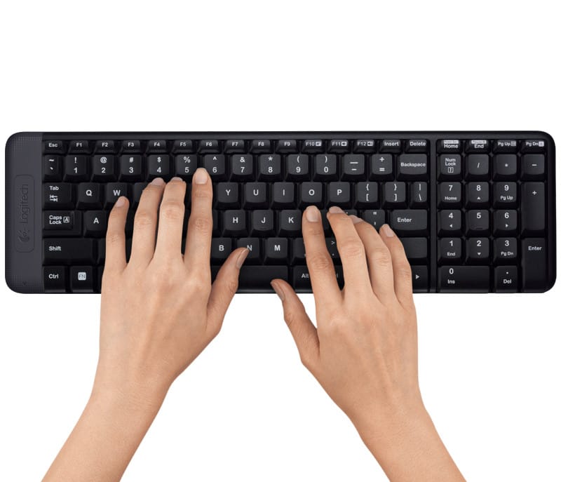 Logitech Wireless Combo MK220 clavier Souris incluse RF sans fil QWERTY Anglais Noir (920-003168) — image 4