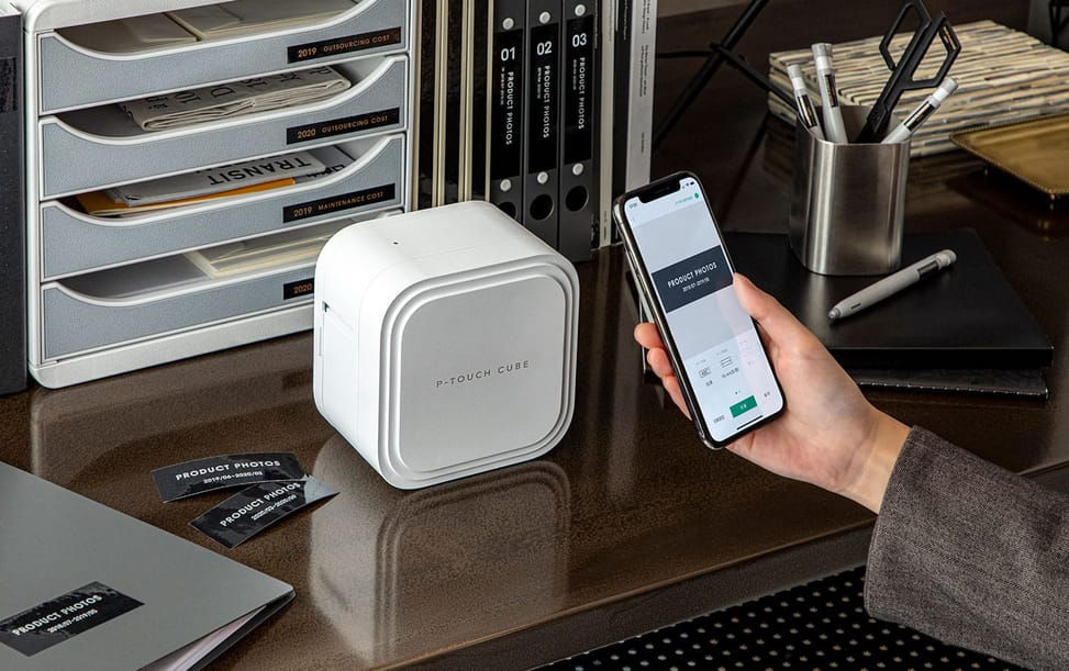 Brother PT-P910BT imprimante pour étiquettes Transfert thermique 360 x 360 DPI Avec fil &sans fil TZe Bluetooth (PTP910BTZ1) — image 6