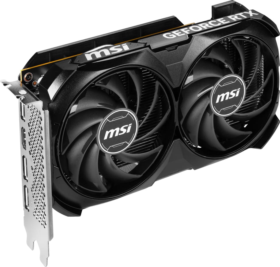 MSI GEFORCE RTX 4060 VENTUS 2X BLACK 8G OC carte graphique NVIDIA 8 Go GDDR6 (GEFORCE RTX 4060 VENTUS 2X BLACK 8G OC) — image 3